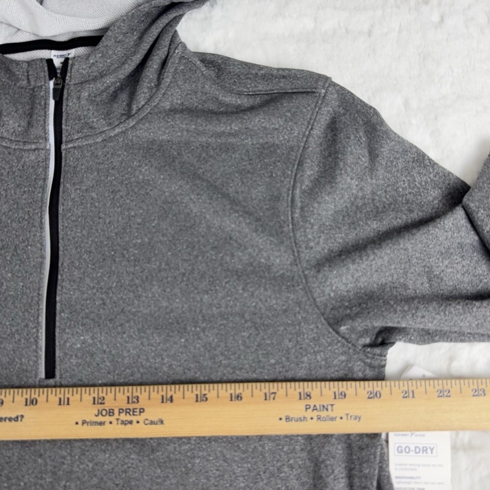 New Old Navy Active Women's Go Dry 1/4 Zip Hood Pullover Lightweight Size M - Picture 4 of 11